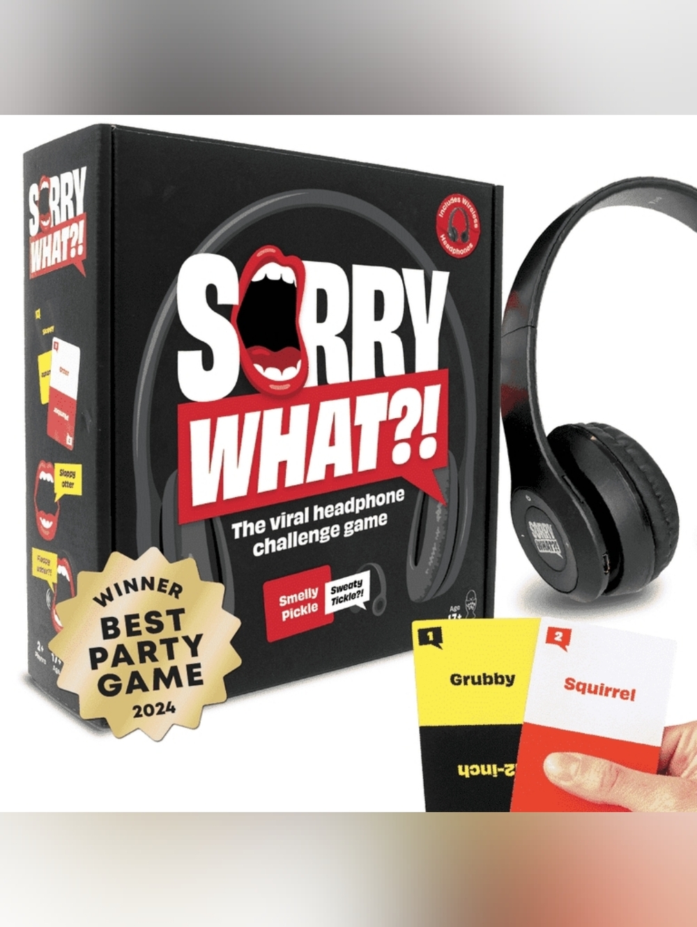 Sorry What - Uncensored Terrible Lip Reading Adult Card Game